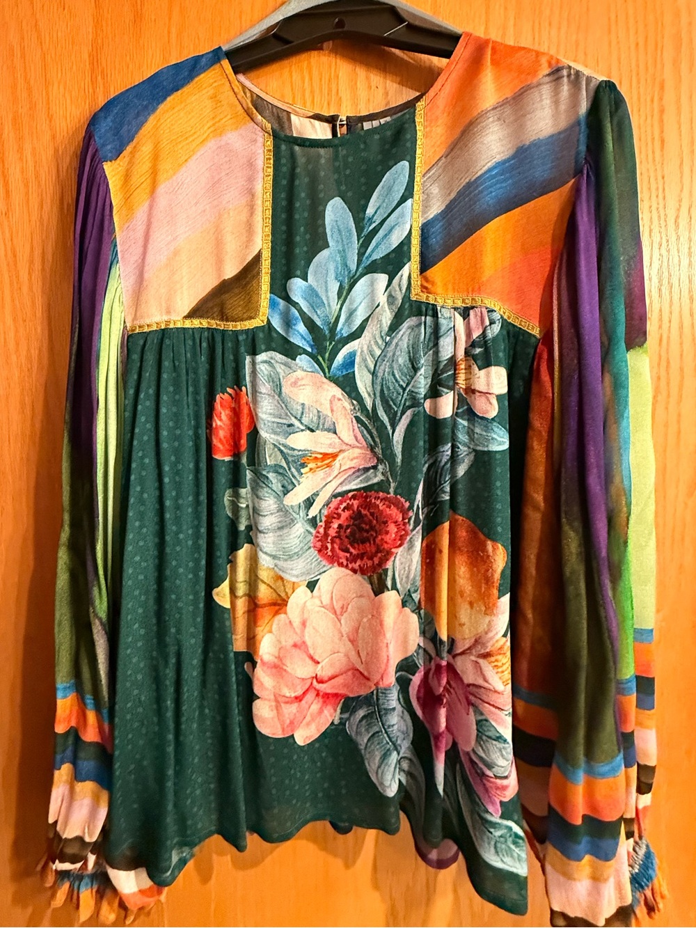 Anthropologie, Bl^nk London MIRANDA PEASANT Top - Picture 3 of 5